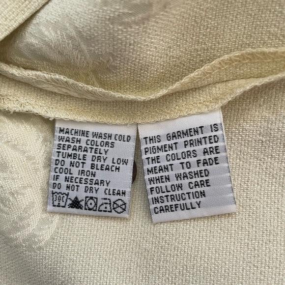 TOMMY BAHAMA Silk Palms Print Relaxed Short Sleeve Men’s Hawaiian Beach Shirt - Picture 8 of 8